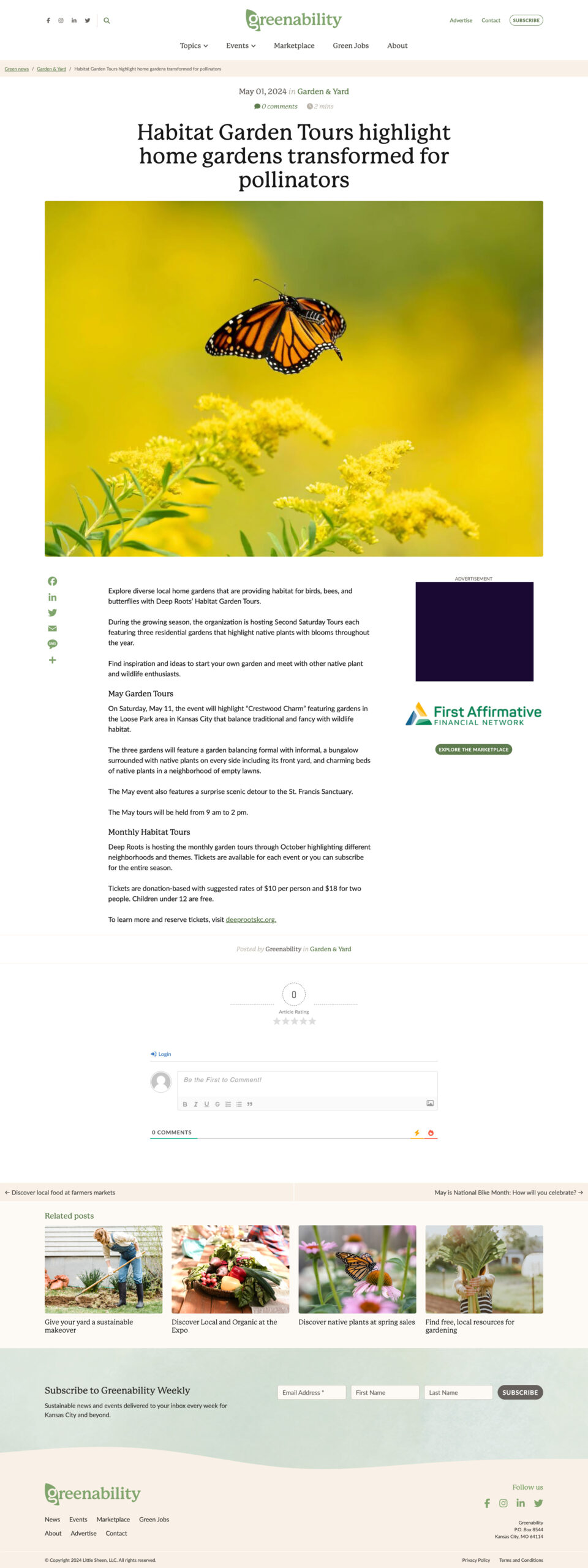 Greenability single blog post