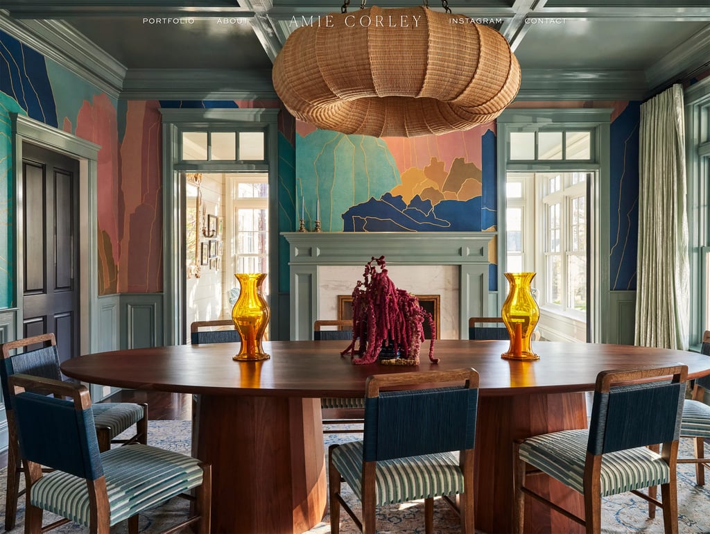 Amie Corley Interiors homepage