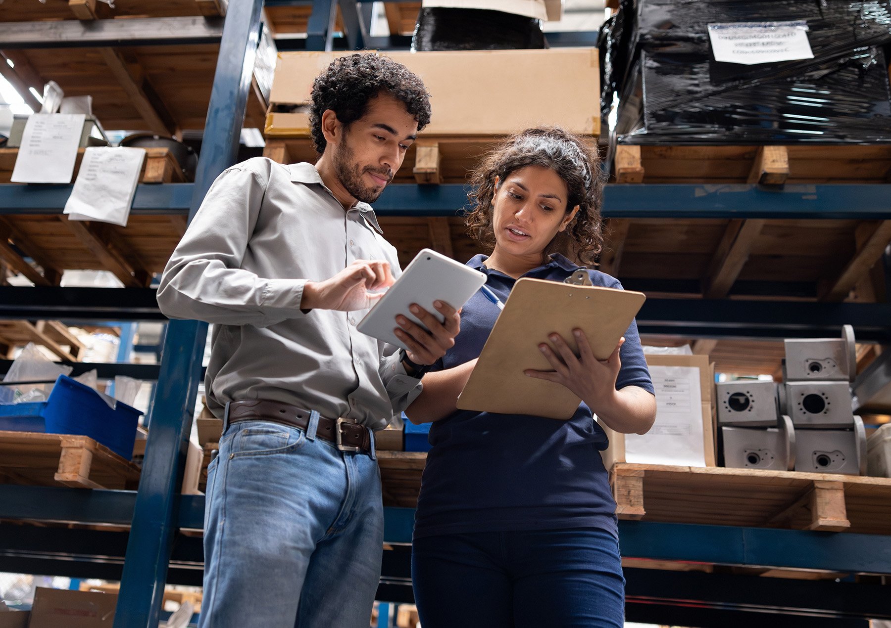 Custom business tools used in warehouse