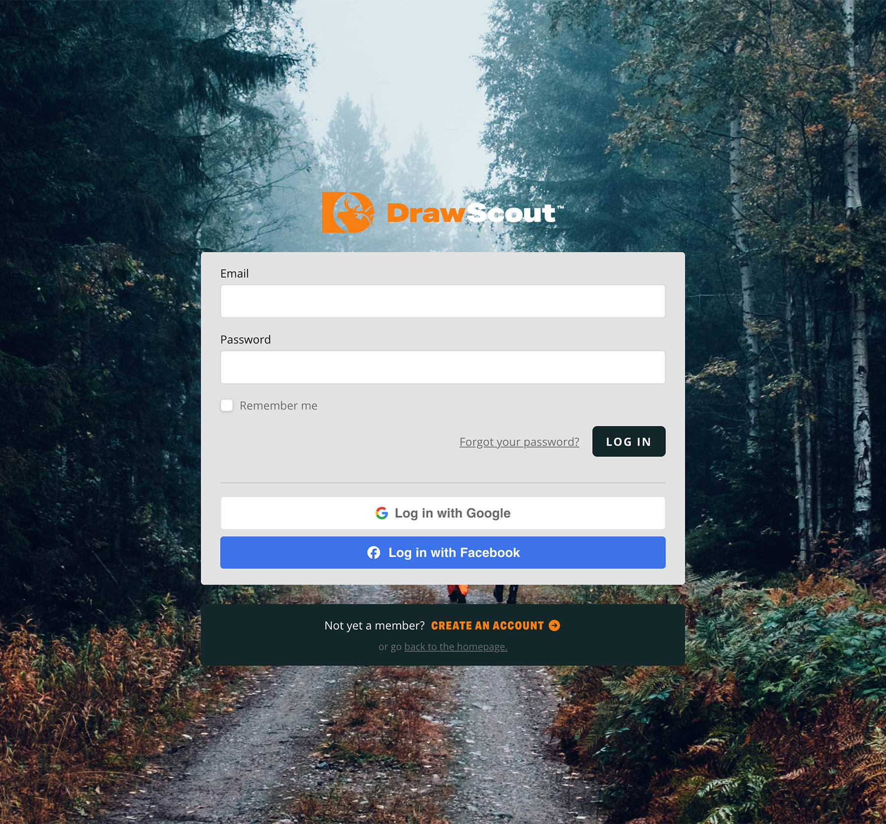 DrawScout SaaS Product Login