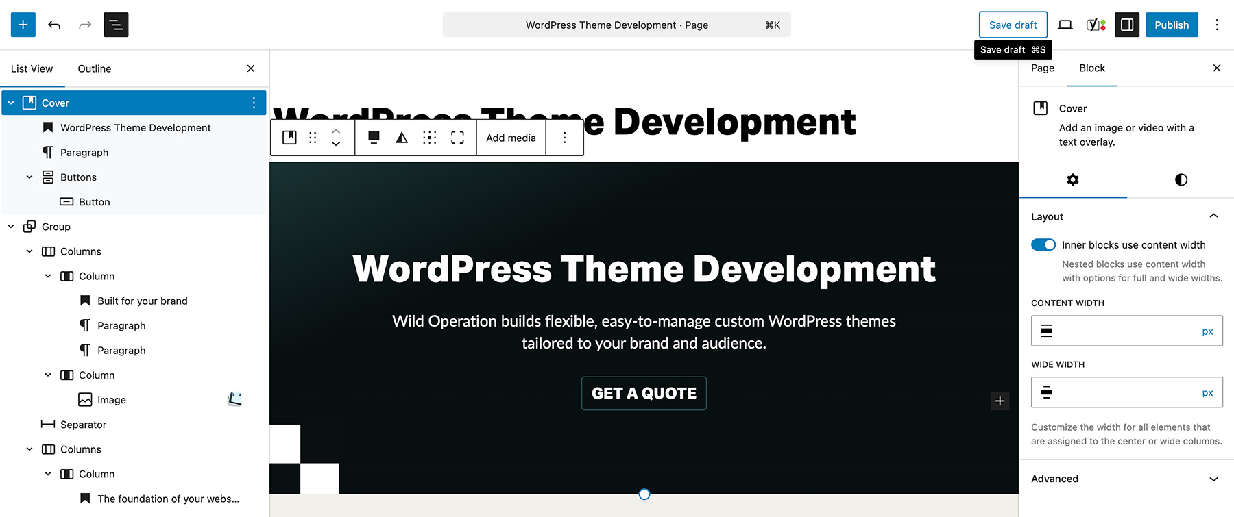 WordPress Theme Development